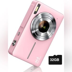 Amazon Digital Camera With 16X Zoom in Pink